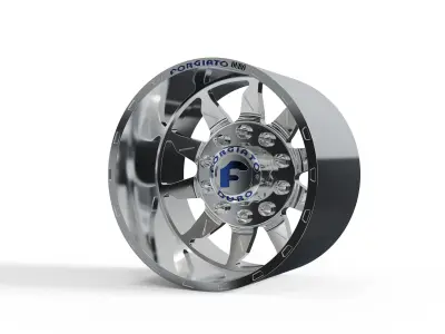 REAR forgiato Montagna DURO DUALLY WHEEL 3D print model