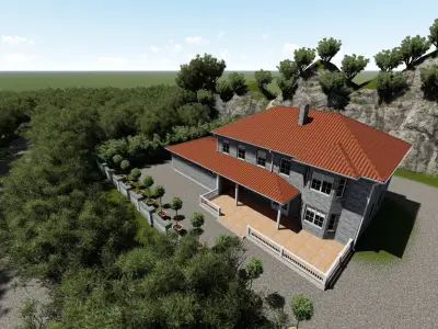 modern house 3D model