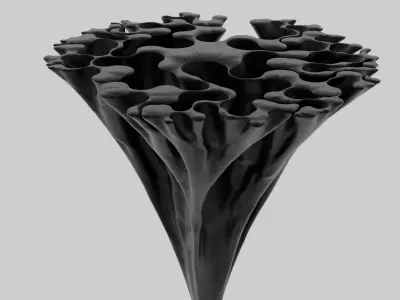 Abstract Coral Formation 3D model
