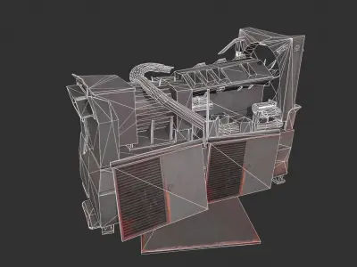 Broken Generator 3D model