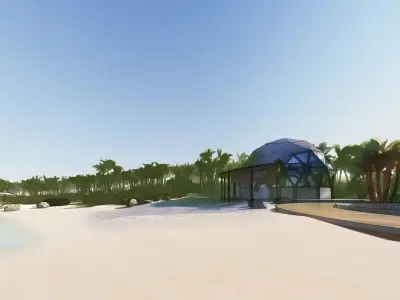 Geodesic Dome Model 3D model