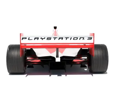 Formula 1 honda indy car Low-poly 3D model