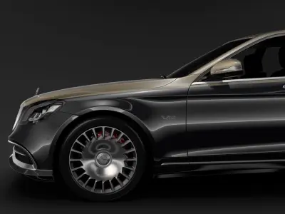 Mercedes Maybach S 650 Pullman VV222 2019 3D model