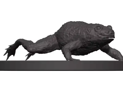 Bullfrog lizard 3D model