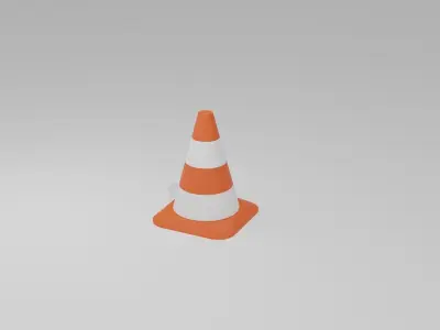 Road tools small pack Free 3D model