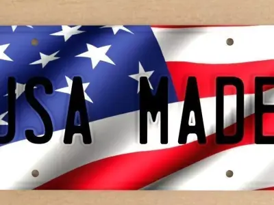 NUMBER PLATE 3D model