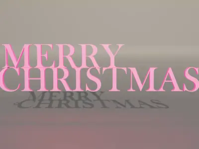 Christmas Keychain 3D print model