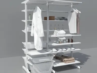 Bathroom accessories 3D model purchase