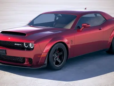 Dodge Challenger SRT Demon 2018 3D model