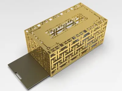 Tissue Box Free 3D model