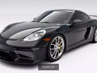 Porsche Car Collection 3D Model Pack
