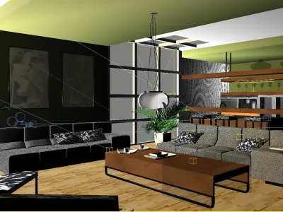 Living Room 3D model