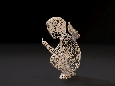 Angel art 3D print model