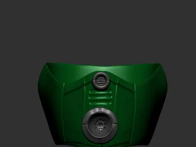gas mask helmet scifi high poly sculpt  ver 1 3d printable  3D model purchase