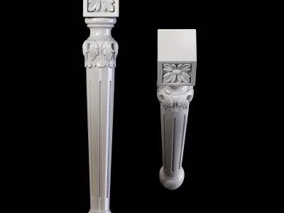 Classic leg 008 3D model