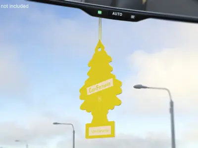 Vanillaroma Little Trees Car Freshener 3D model