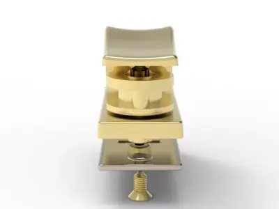 Luxury Metal Bag Clasp Premium Hardware for Designer Handbags 3D print model