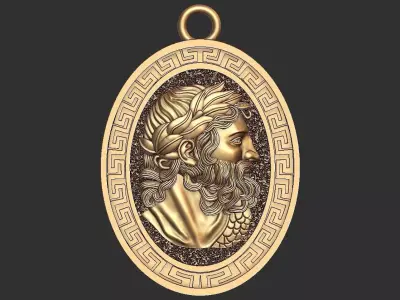 Jesus pendent 3D model