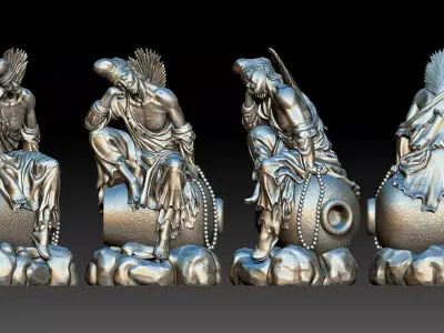 Jigong  3D print model