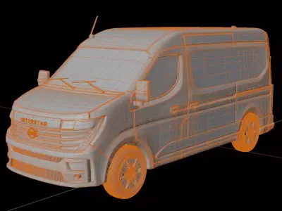 Nissan Interstar Panel Van 3D model