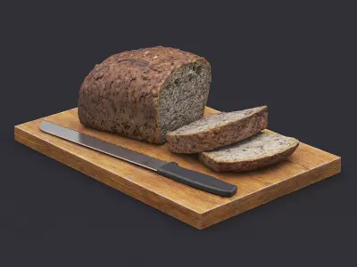 Bread Board I 3D model
