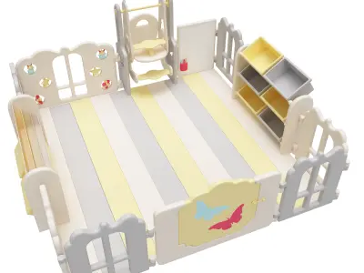 Playpen Baby  Play Yard 3D model