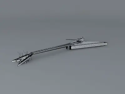 Dean Razorback V 255 Free 3D model