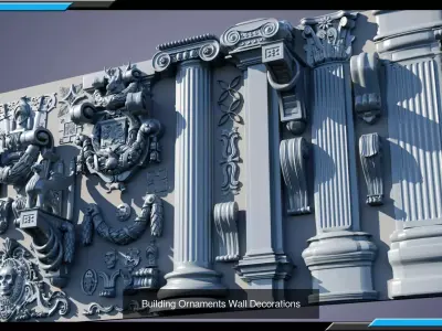 Building Dressing Asset Pack Vol 1  3D Model Collection