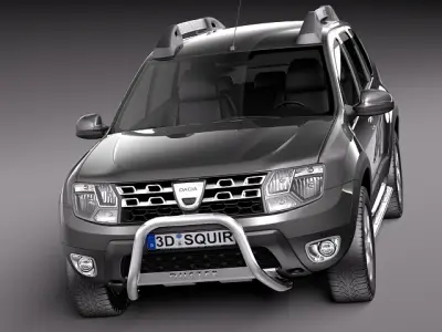 Dacia Duster 2014 Offroad 3D model
