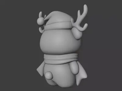 Christmas bear 130 3D print model