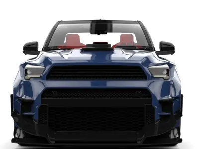 Toyota Tacoma 2024 kit Drift  Low-poly 3D model