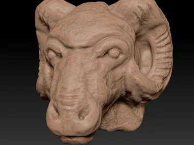 Old sculpture 3D model