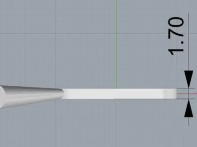 Radiologist  Brooch Free 3D print model