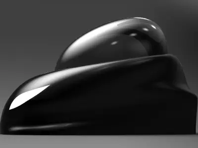 Electric car model Free 3D model