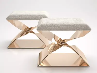 Carol Egan Stool 3D model