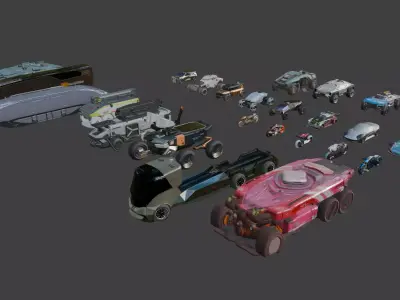 GV set 1 - 20 items 3D model