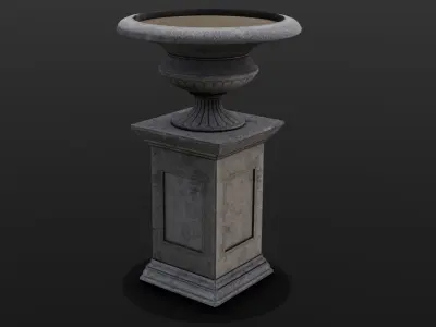 Decor Vase 3D Model Low-poly 3D model