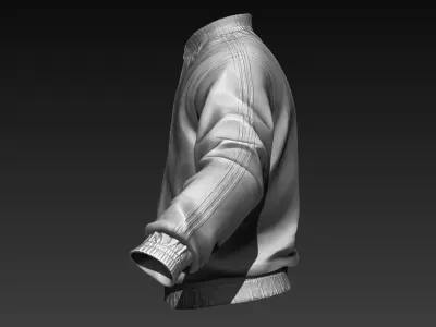 Sports Jacket Zbrush 3D model
