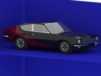 PUMA GTB 1974 VRAY READY 3D model