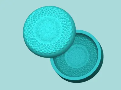 07 Sunflower Center Mold Collection - Silicone Maker - Template