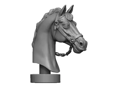 horse head 3D print model