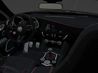 Alfa Romeo Giulia Quadrifoglio Veloce 3D print model