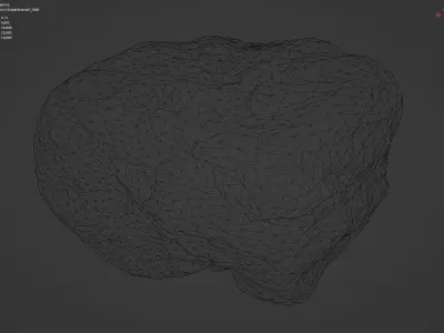 Smooth Granite2 - 8K Textures - 6 Resolutions  Low-poly 3D model