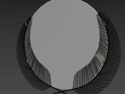 Sunset mirror 3D model