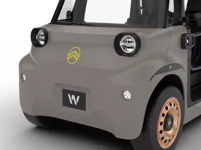 Citroen Ami Buggy 2025 HQ 3d model 3D model