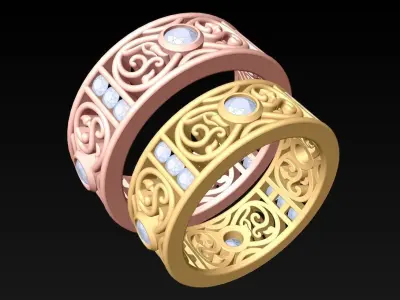 Wedding Rings - N182058 3D print model