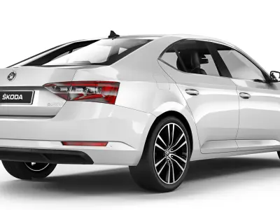 Skoda Superb 2018 3D model