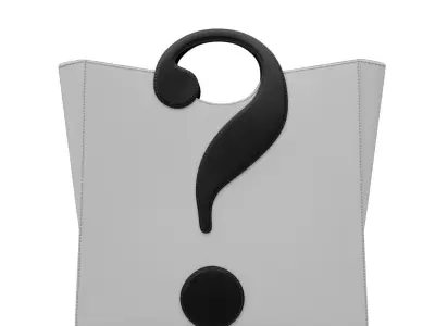 House Symbol Shopper Bag Low-poly 3D model