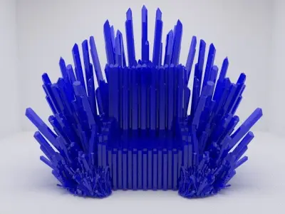 Crystal Throne 3D model