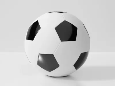 Football Soccer Ball 3D model 3D model